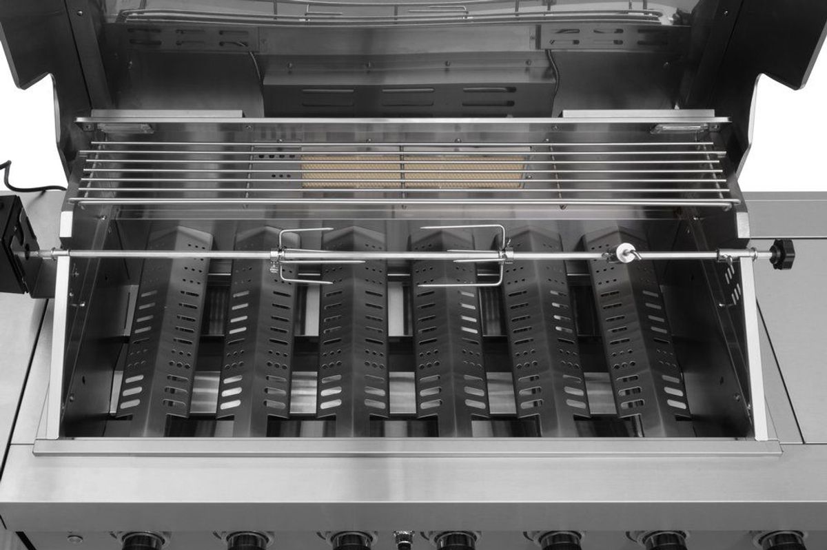 Utekjøkken Ametist 6+2 i Rustfritt Stål fra Mustang - Inkludert Kjøleskap og Vannkran