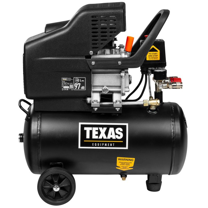 Texas kompressor 24L TKP2400 8 bar 90063118