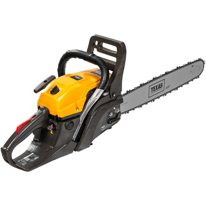 Kraftig bensindrevet motorsag - 2-takts 56cc - 50 cm sverd - Texas TS5620