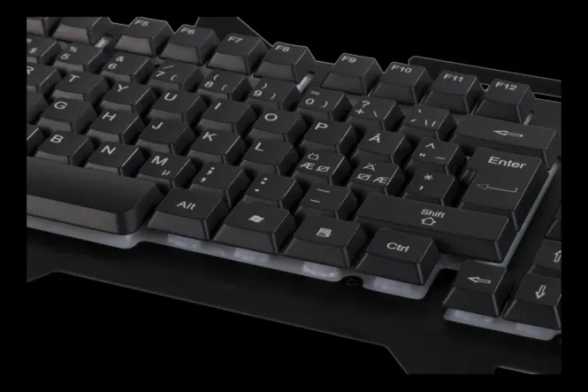Hovedbilde Tastatur Deltaco Gaming Nordic Keyboard RGB ...