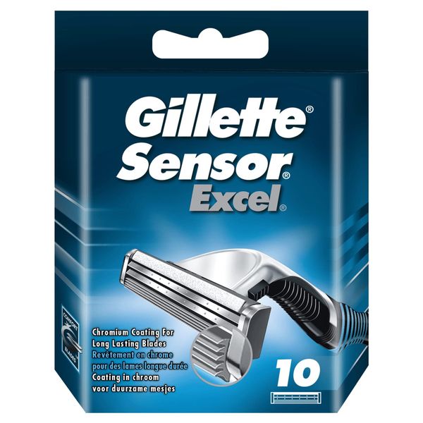 Hovedbilde Gillette Sensor EXCEL 10-pk. Barberblader
