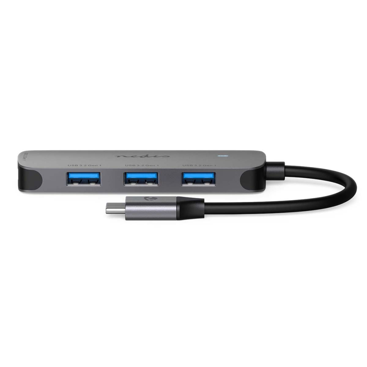USB-HUB - 1 x USB-C - 4 x USB-A - USB3,2 - USB-Hub Kabel