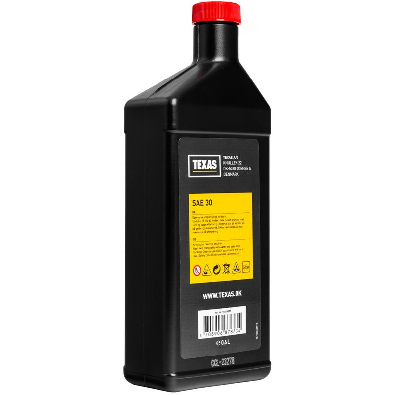 Texas motorolje 0,6 liter SAE30 4-takts 90406507