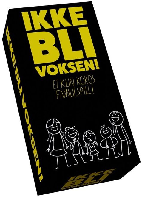 Hovedbilde Ikke bli voksen - Brettspill for alle fra 6-99 år