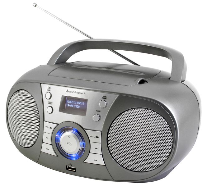 Hovedbilde Soundmaster Boombox med DAB+Radio, CD-Spiller og ...