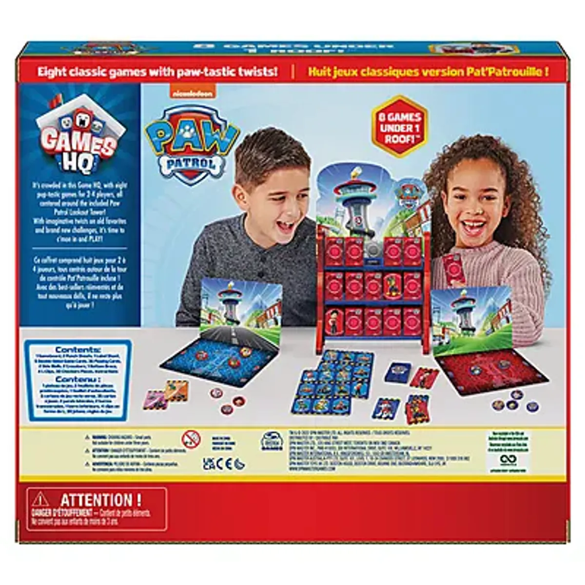 Paw Patrol 8 i 1 HQ Spil - Barnespill fra 4 år