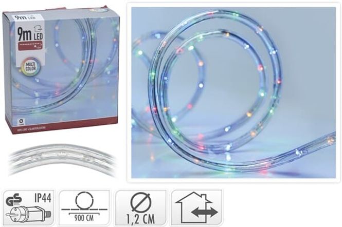 Hovedbilde Led-Lys Slange 9 Meter med Fargede Lys - Ute og ...