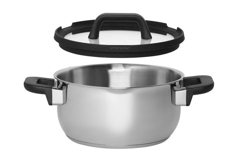 Gryte med Helletut og Sil 3 Liter 20 cm – Stålpanne Ease fra Maku Kitchen Life