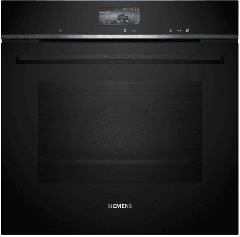 Siemens iQ700 Integrert Dampovn 60x60 cm Sort – FullSteam Plus & RoastingSensor Plus