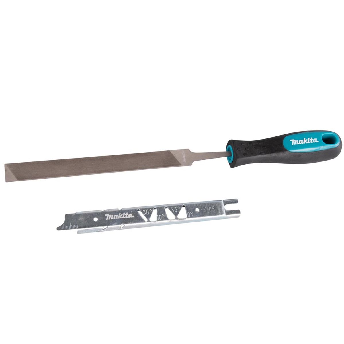 Makita Flatfil Med Håndtak Og Kjedemåler D-70998