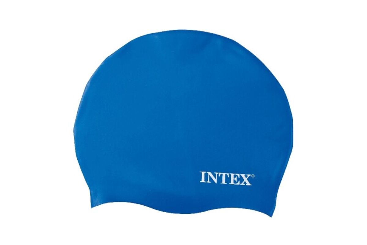 Badehette i Silikon - Unisex, Blå,  fra 8 år