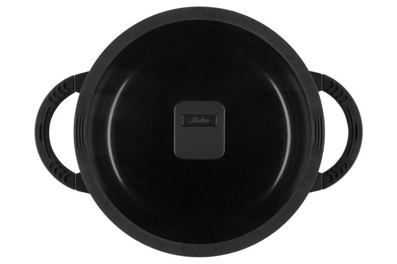 Gryte 24 cm Foodie 4,7 L – Støpt Aluminium med Keramisk Belegg og Glasslokk