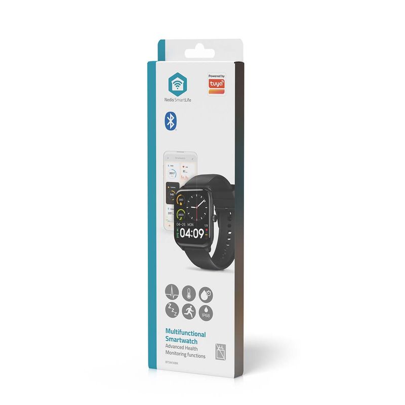 Smartklokke- Vanntett IP68 - 240 Timer Driftstid - Android / IOS