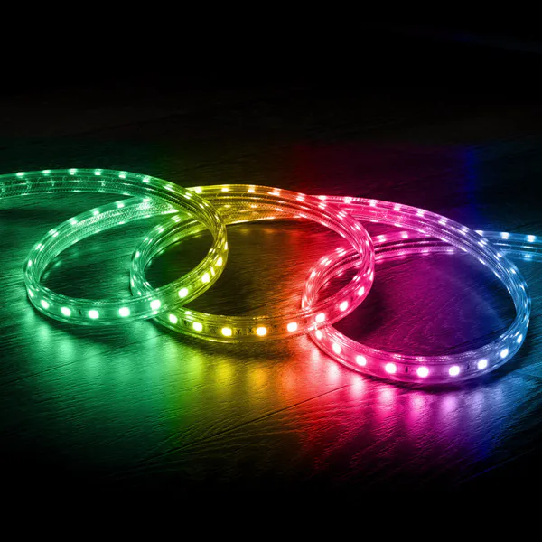 Hovedbilde Led-Lys 10 Meter RGB Led-Stripe med Fjernkontroll ...