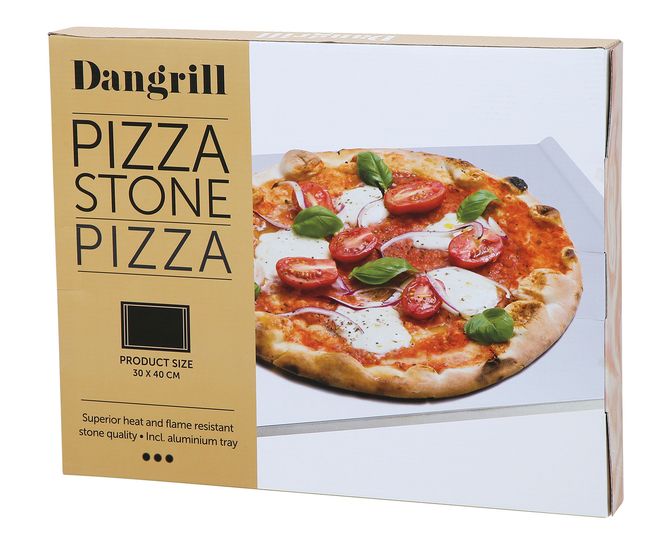 Hovedbilde Pizzastein med Bakeplate i aluminium - 40 x 30 cm