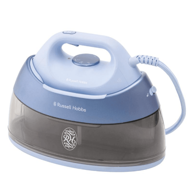 Hovedbilde Russell Hobbs fabric luxe blue aura dampstasjon  