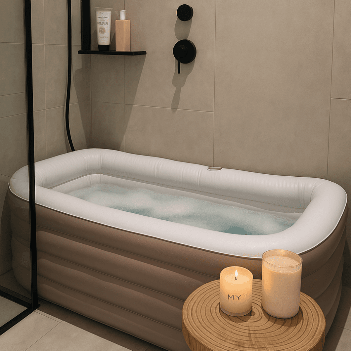 Badekar - Oppblåsbart Badekar 135x75x45cm