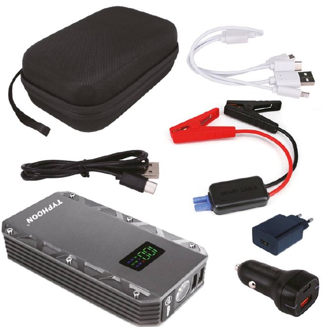 Hovedbilde Jumpstart - Powerbamk 12000mAH 12Volt - Typhoon
