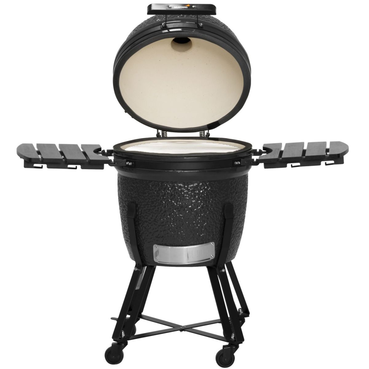 Kamado Large Keramisk Kullgrill, Ovn & Røykovn - Mustang