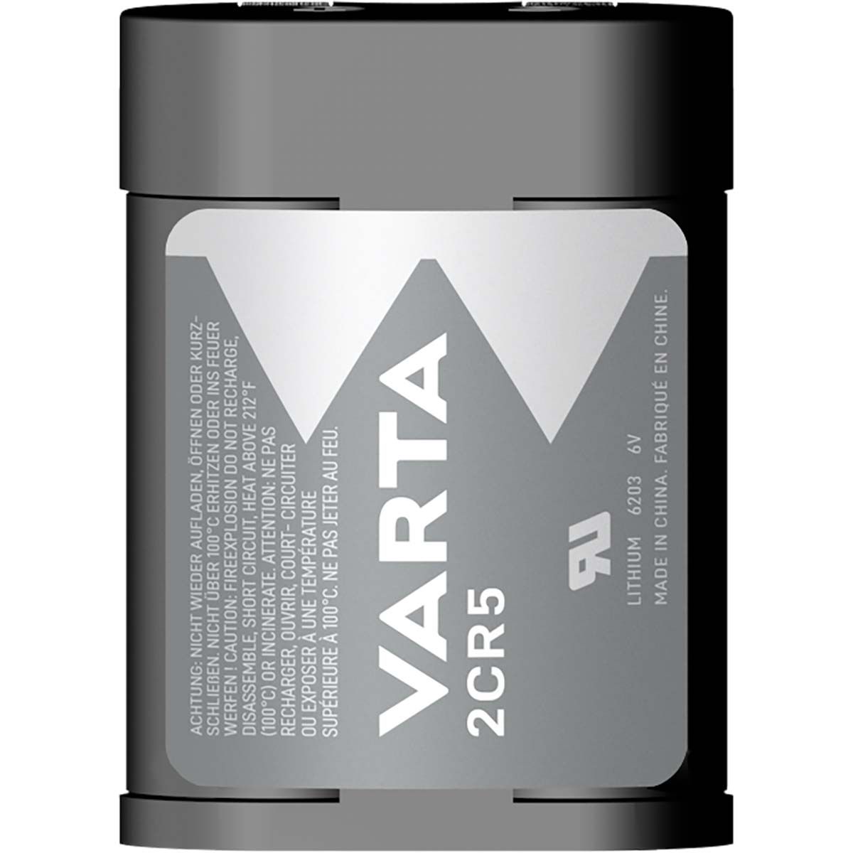 Litiumbatteri 2CR5 6 V - Batterier - Blant annet mye brukt til berøringsfrie servanter