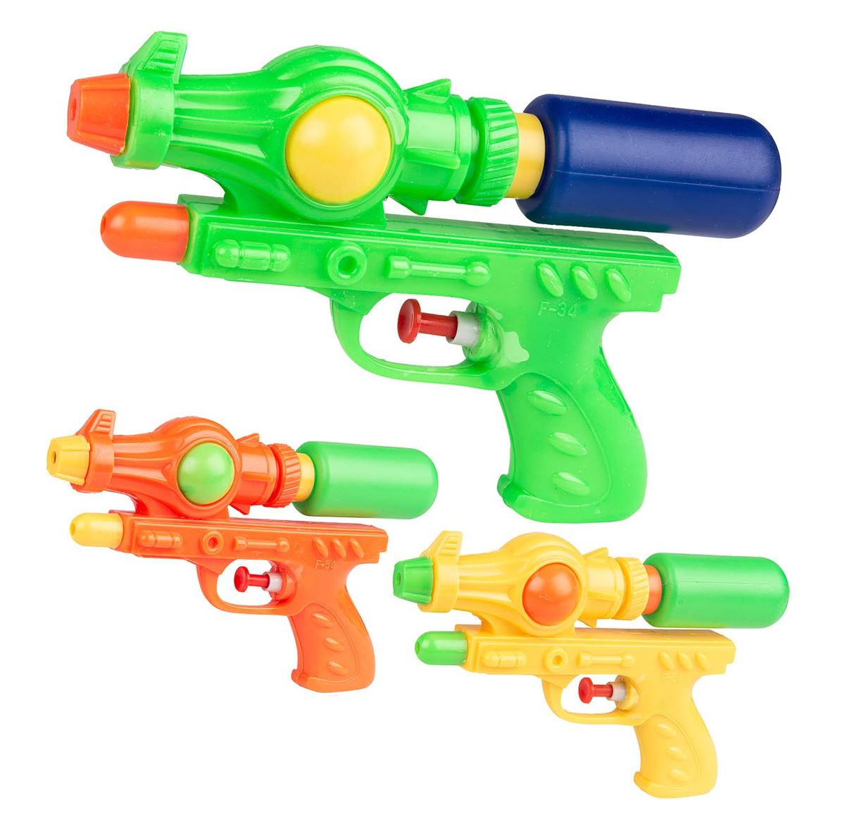 Vannpistol 23cm Med Vanntank - ass. farger