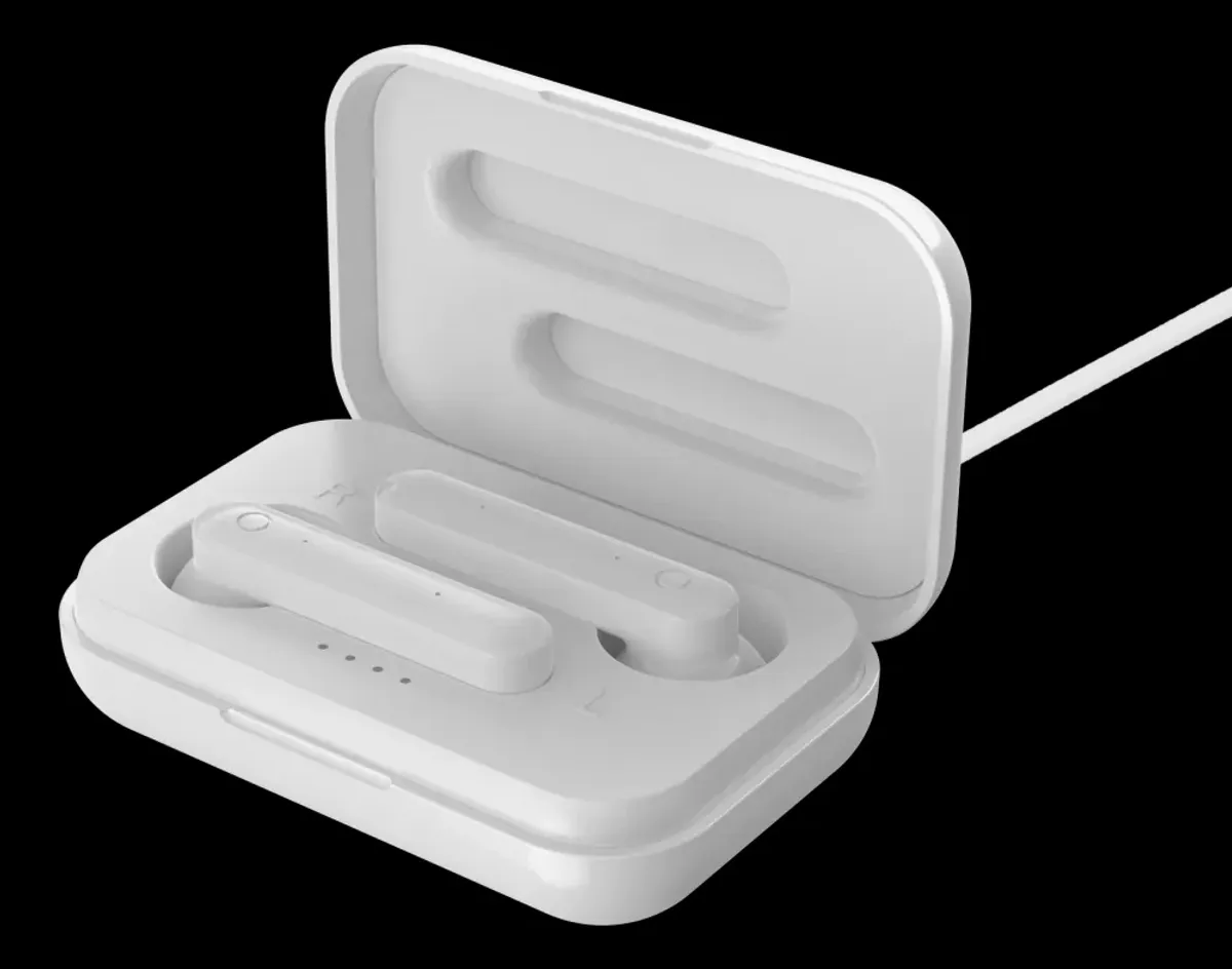 Trådløse Pods, Øreplugger med Ladeboks - STREETZ TWS-105