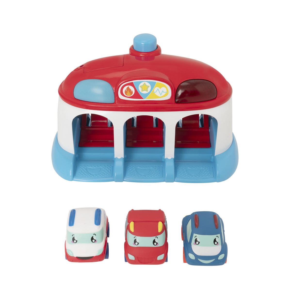 Garasje med 3 Biler for de Minste - Teamsterz Tiny fra 12 mnd