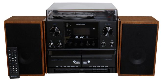Hovedbilde Stereo Musikkanlegg 7 i 1 med DAB+, CD, Kassett, ...