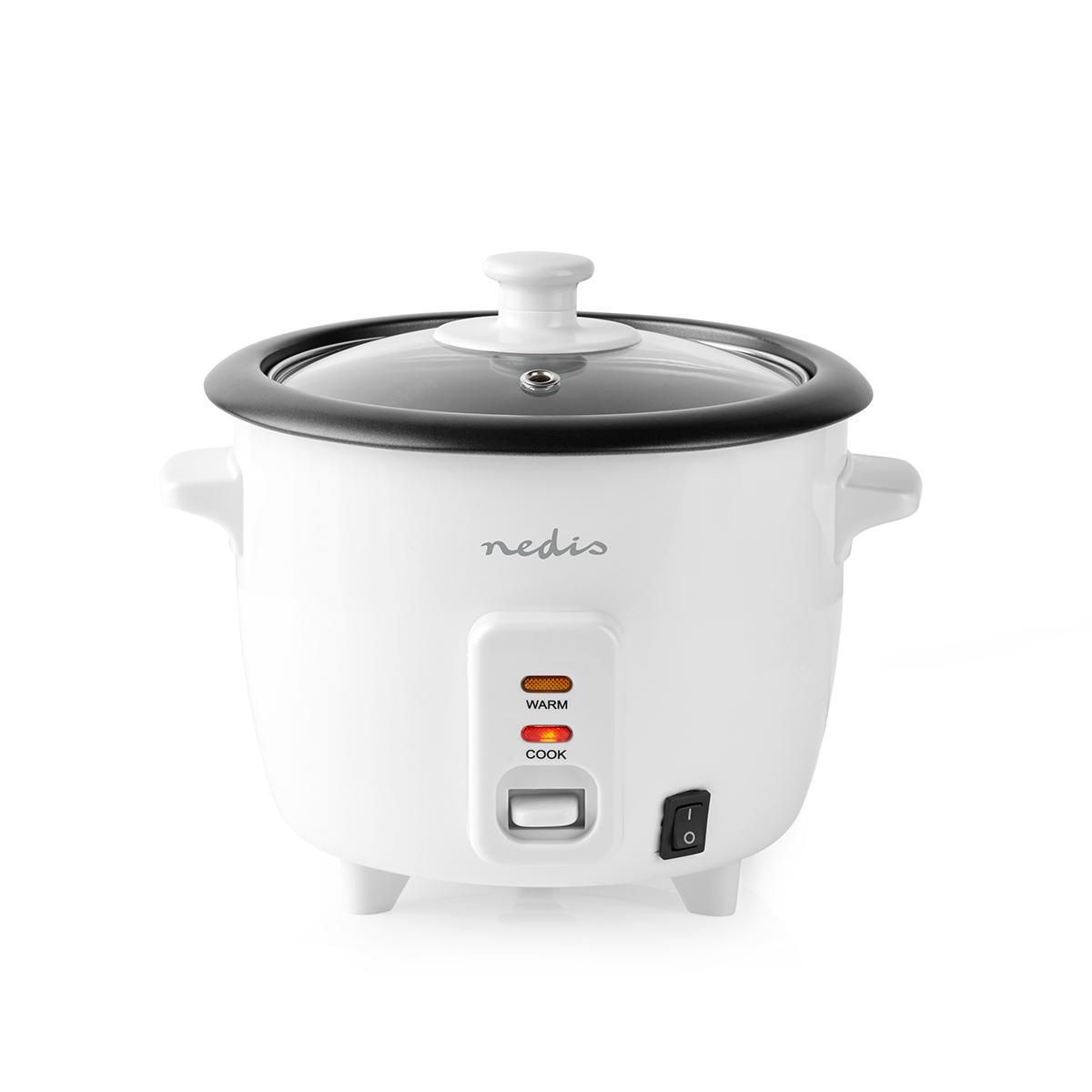 Riskoker - 0,6 L - 300 W - Non Stick - Avtagbar Bolle - Automatisk Avstengning