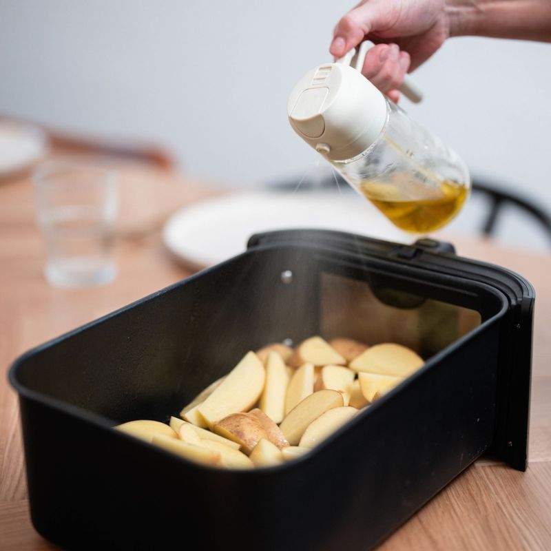 Matoljespray 2-i-1 Dusj & Helle 470ml (2-Pakning) – Perfekt til Airfryer, Pizza og salater