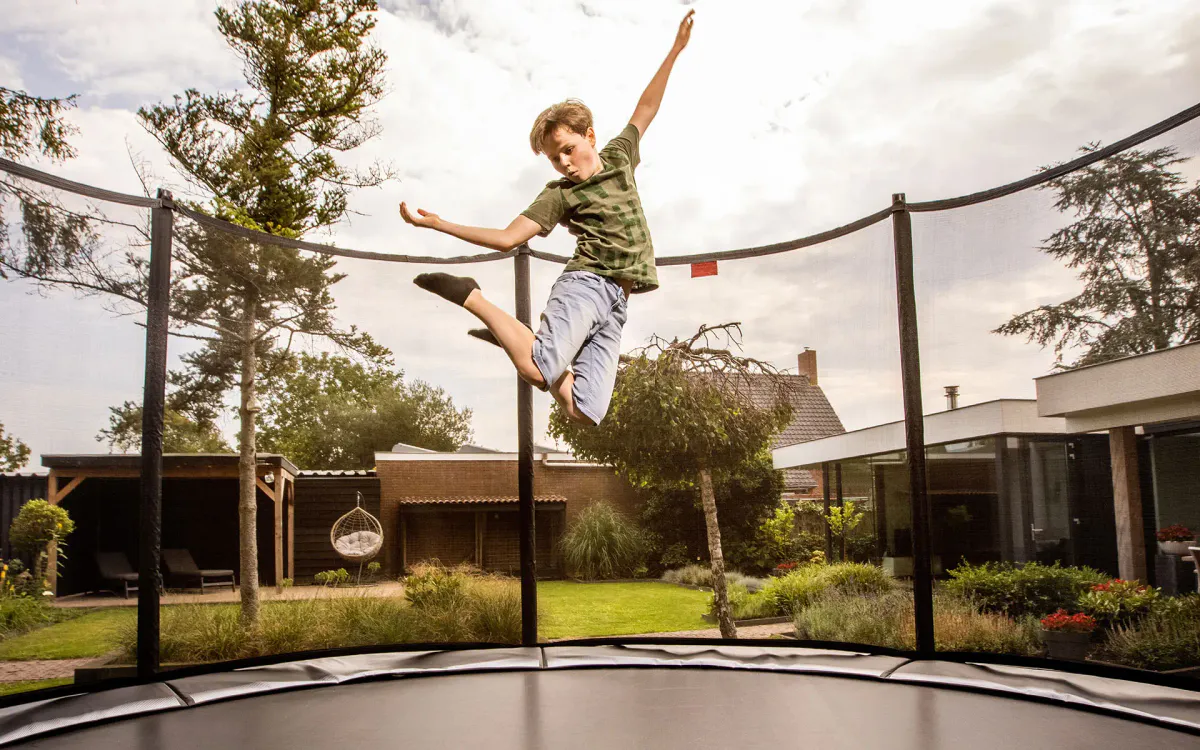 Trampoline 430cm Komplett med Sikkerhetsnett - BERG