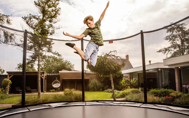 Hovedbilde Trampoline 430cm Komplett med Sikkerhetsnett - ...
