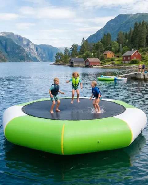 Hovedbilde Vanntrampoline - 5 meter diameter
