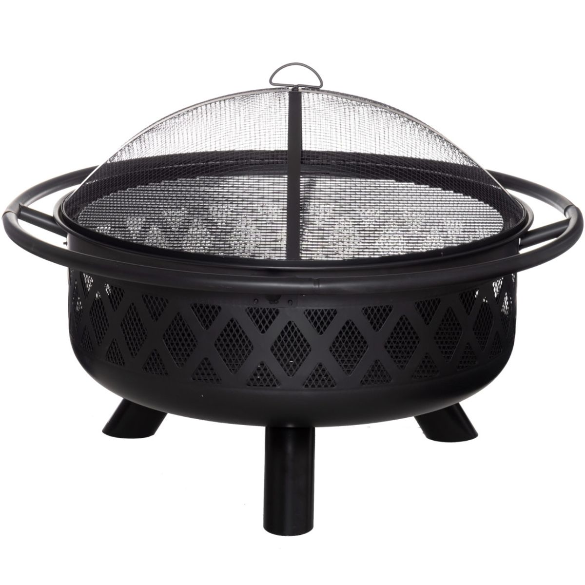 Bålpanne - Livingstone Outdoor Firepit 74cm inkludert Grillrist