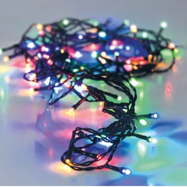 Hovedbilde Lysslynge - 120 stk Flerfarget Led-Lys 9 meter - ...