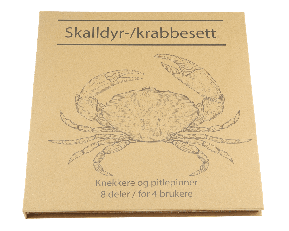Skalldyrbestikk i Sett med 8 Deler - Aanonsen