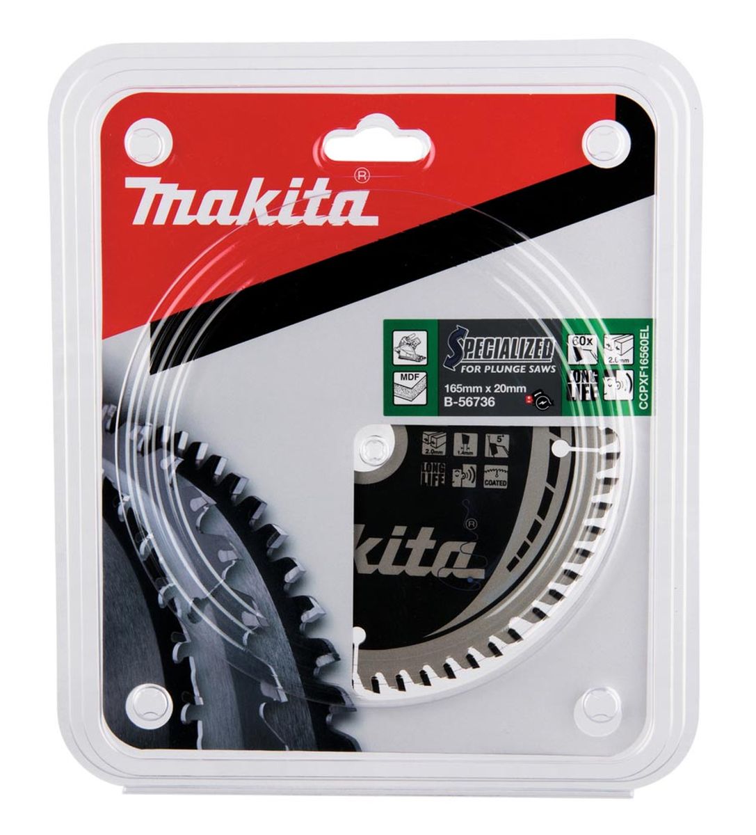 Makita Sirkelsagblad Specialized 165 mm MDF/Laminat B-56736