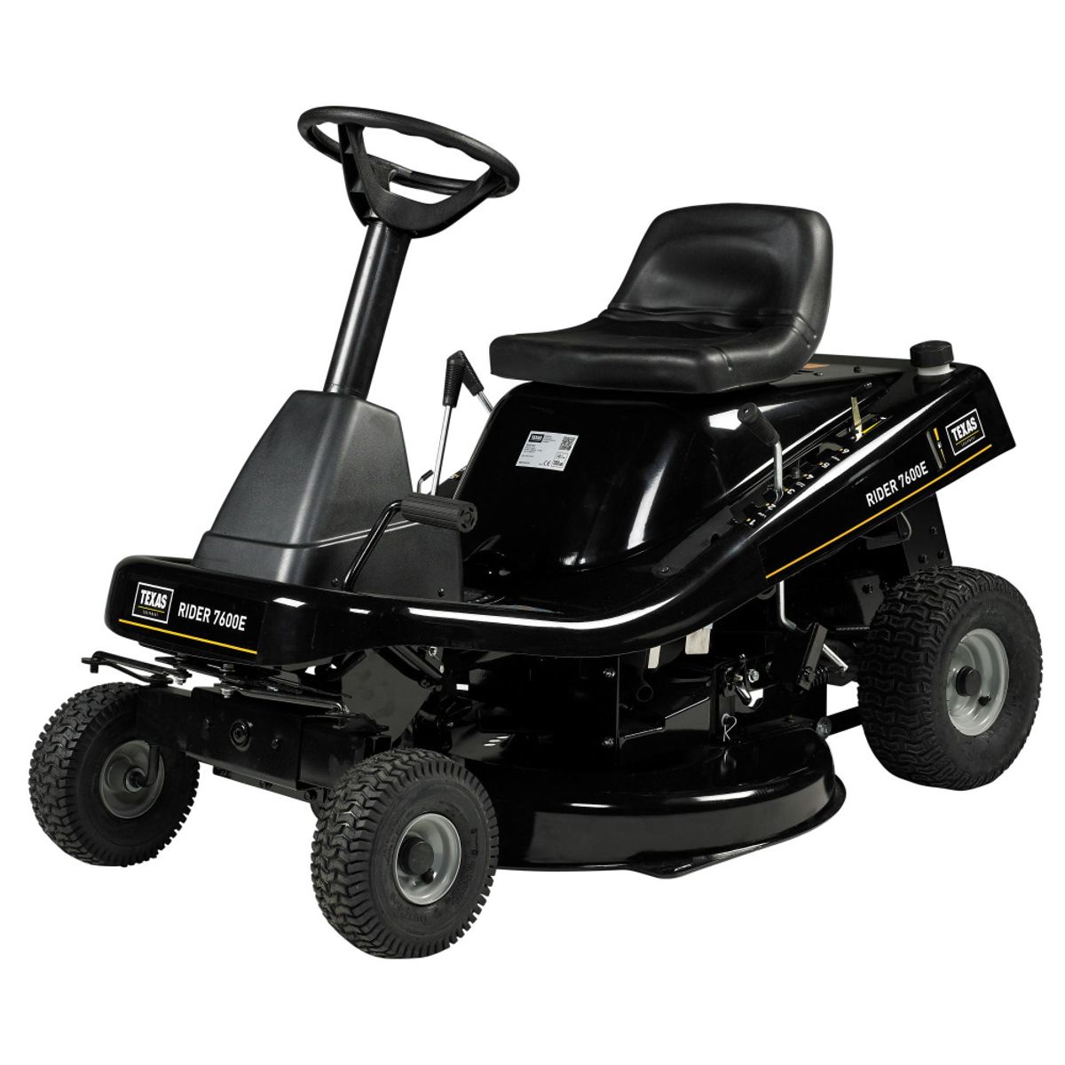Texas plentraktor Rider 7600E 3i1 klippe bredde 76 cm m/ oppsamler 90063120