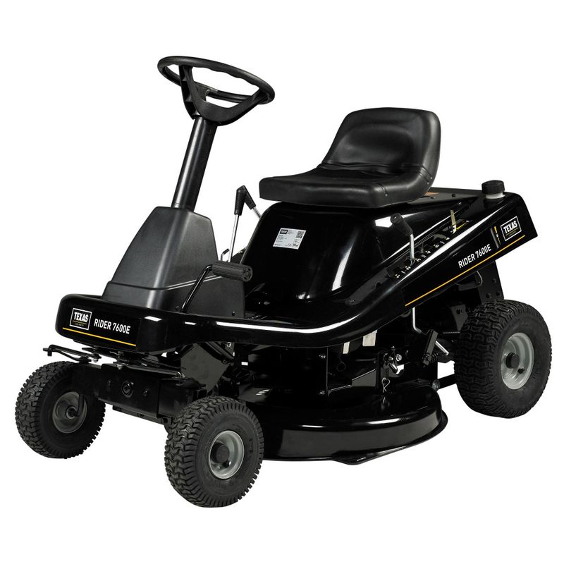 Texas plentraktor Rider 7600E 3i1 klippe bredde 76 cm m/ oppsamler 90063120