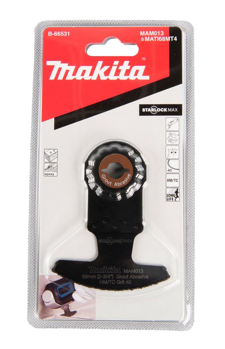 Makita Segmentsagblad 68 mm TC/HM K40 Starlock Max Fuger/Mørtel B-66531