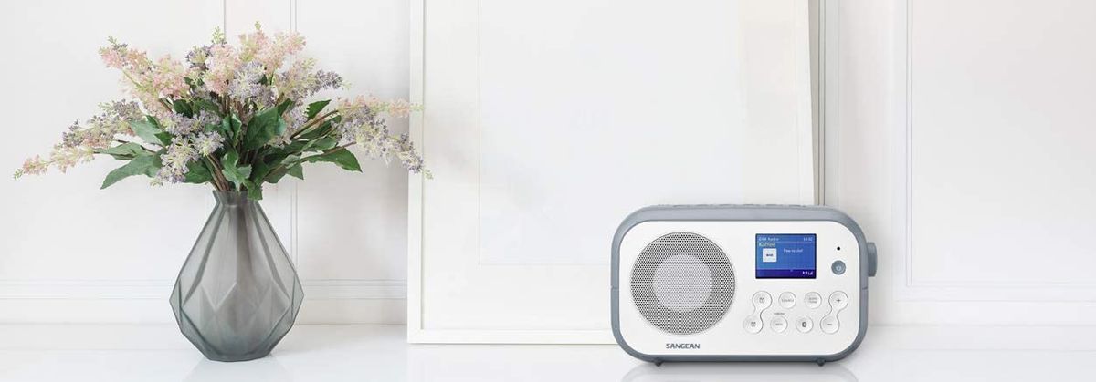 DAB+ Radio Sangean DPR42 - Bluetooth - Hvit og Grå