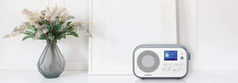DAB+ Radio Sangean DPR42 - Bluetooth - Hvit og Grå