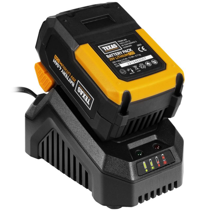 Texas jordfreser 350W 20V m/batteri+lader ESX2000 90061142