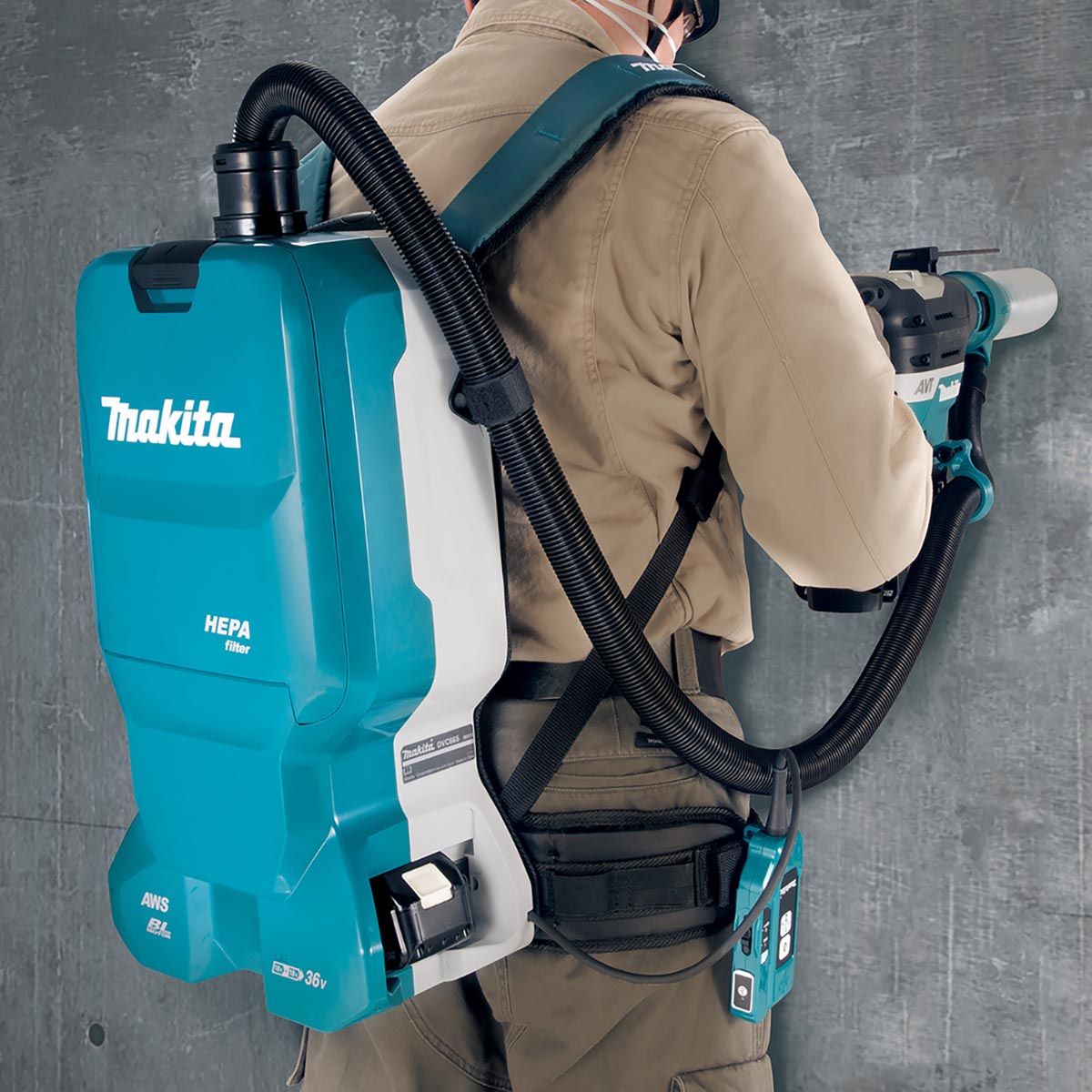 Makita Støvsuger Ryggsekk 2x18V LXT ® DVC665ZU