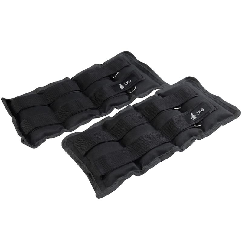 Vektmansjetter for Ankel eller Håndledd 2 x 2kg - FitPaddy